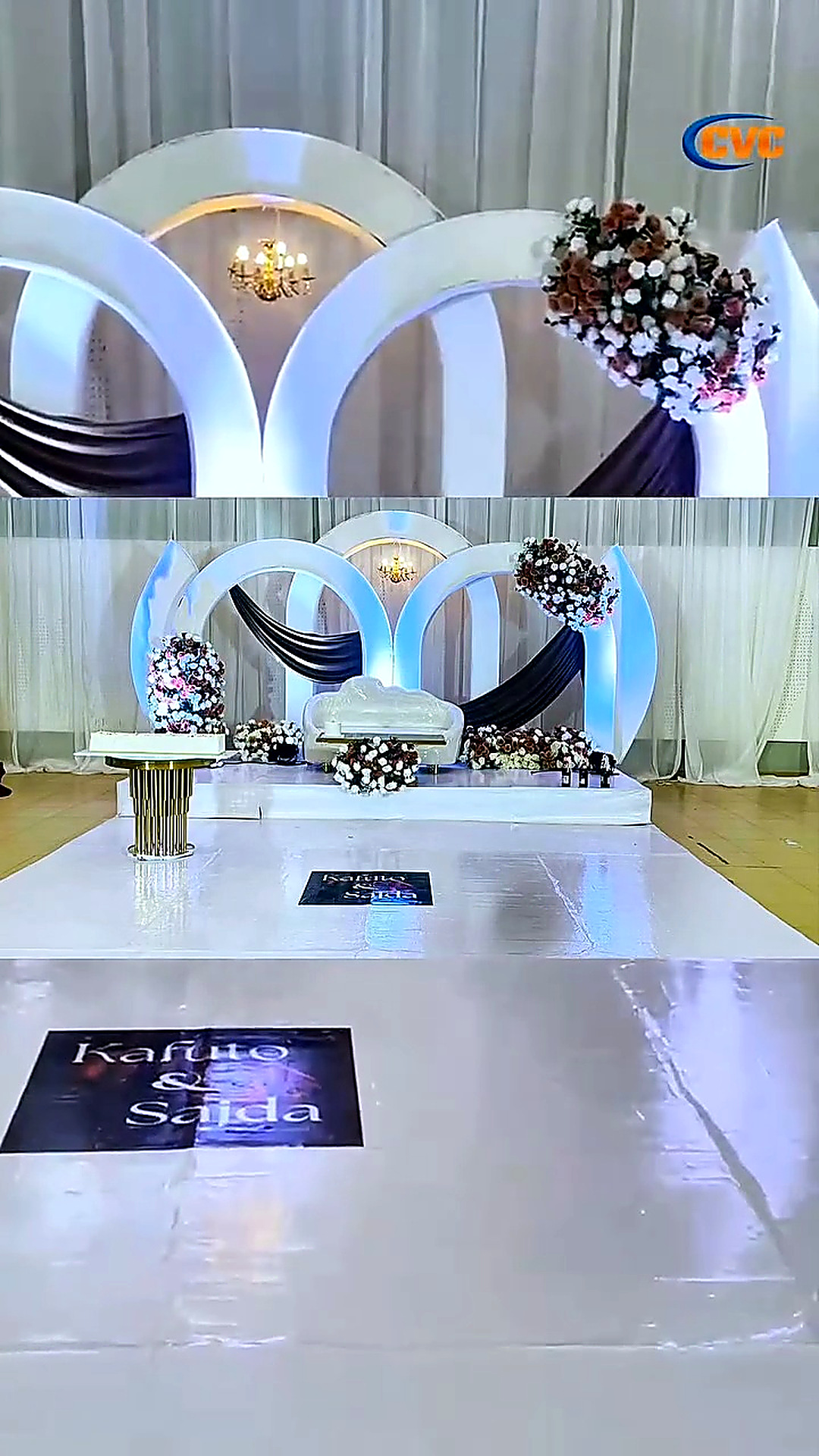 Modern celebration stage